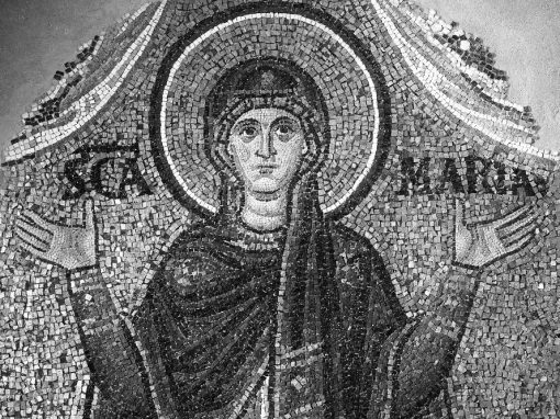 Vergine Orante, mosaico datato al 1112